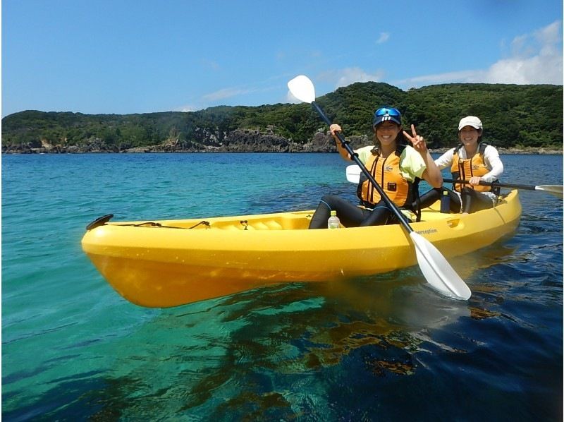 [Shizuoka ・ Shimoda】 Parents and children (elementary students Sale Yes! ) ・ A couple together! family Sea kayak Experience (half-day course)の紹介画像