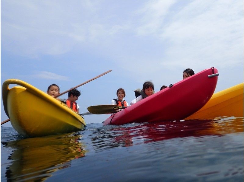 [Shizuoka ・ Shimoda】 Parents and children (elementary students Sale Yes! ) ・ A couple together! family Sea kayak Experience (half-day course)の紹介画像