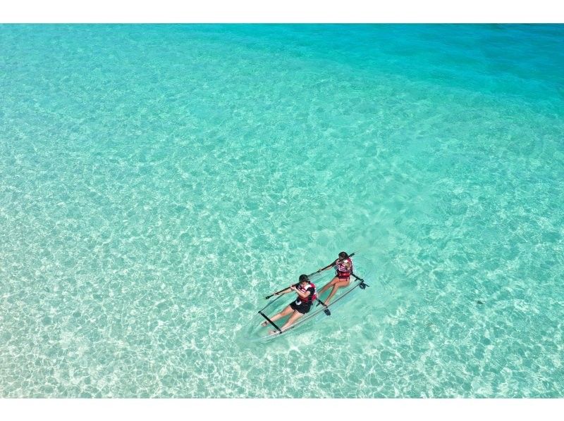【リアル水族館】大人気‼クリアカヤックツアー★SNS映え間違い無し！ドローン撮影＆高画質写真データをその場で無料プレゼント☆の紹介画像