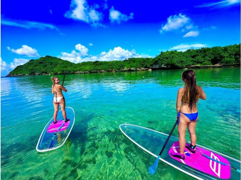 【石垣島】絶景の海!!《川平湾》少人数でのご案内♪【SNS特化ドローン撮影×５.４K最新GoPro撮影】クリアサップorクリアカヤックの紹介画像