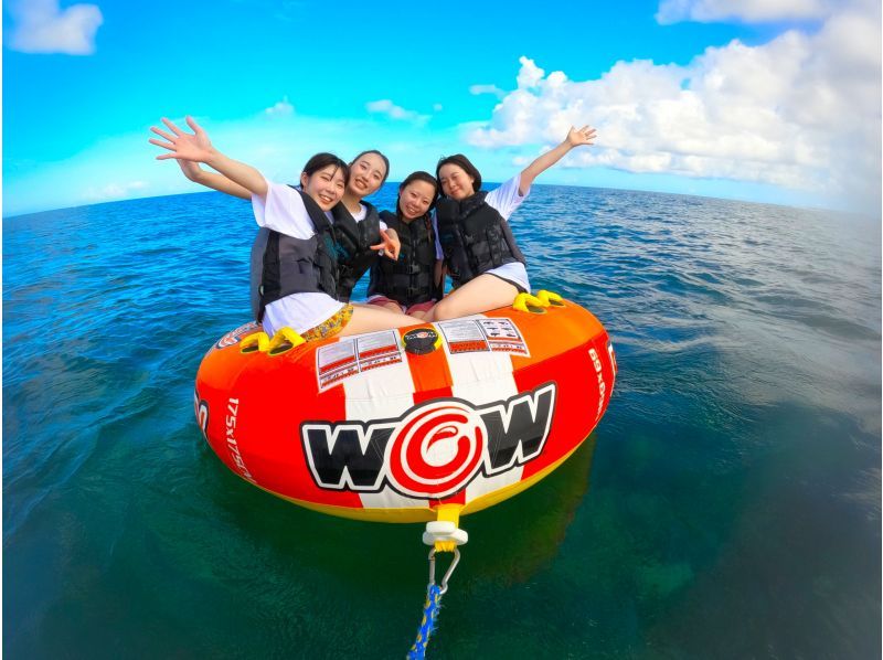 [Okinawa, Naha, Ginowan] Exhilarating to the max! Thrilling sea activities! Experience the latest rides and jet skis! The popular plan "Plan A" where you can choose two items on the dayの紹介画像