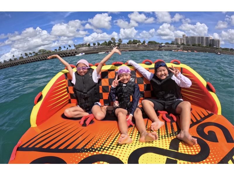 [Okinawa, Naha, Ginowan] Exhilarating to the max! Thrilling sea activities! Experience the latest rides and jet skis! The popular plan "Plan A" where you can choose two items on the dayの紹介画像