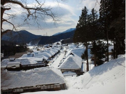 Go To トラベル キャンペーン対象 福島県 会津若松 バスツアー冬の定期観光バス 鶴ヶ城と大内宿 アクティビティジャパン