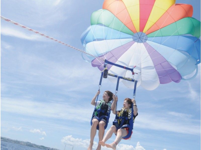 [Limited to 1 group ◇ 4 years old-OK] "Parasailing" rope length free / long flight possible [Limited time]の紹介画像