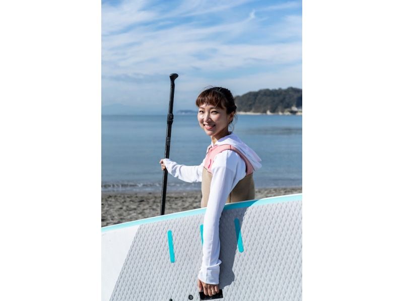 ★Beginners welcome [Shonan, Zushi, SUP] Fully equipped changing room amenities, bath towels provided. Half-day SUP experience at a members-only resort facility ★ Includes photos and drink serviceの紹介画像