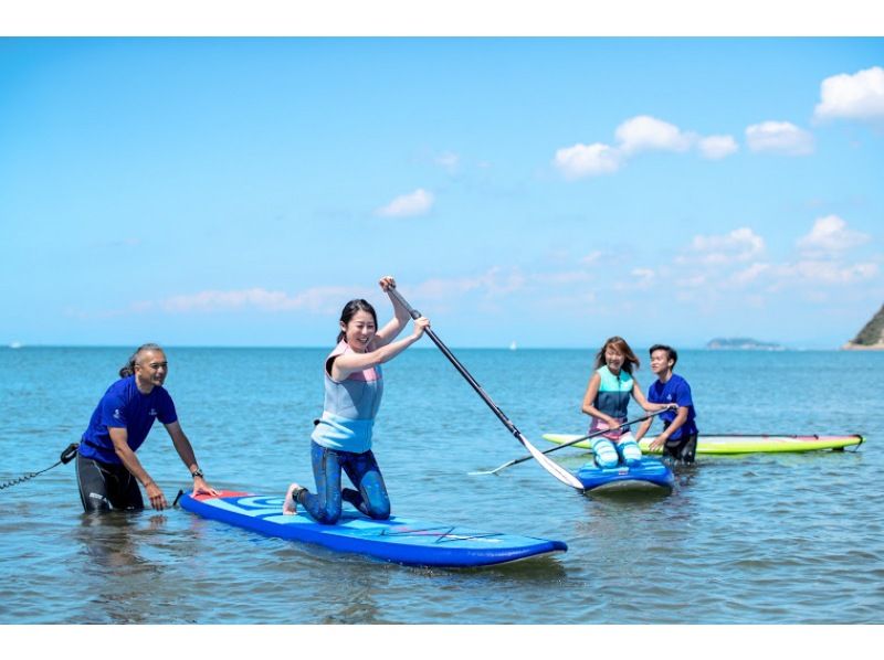 [Shonan/Zushi/SUP] Changing room amenities are abundant and bath towels are provided. A luxurious half-day SUP experience at a members-only resort facility★Photo and drink service includedの紹介画像