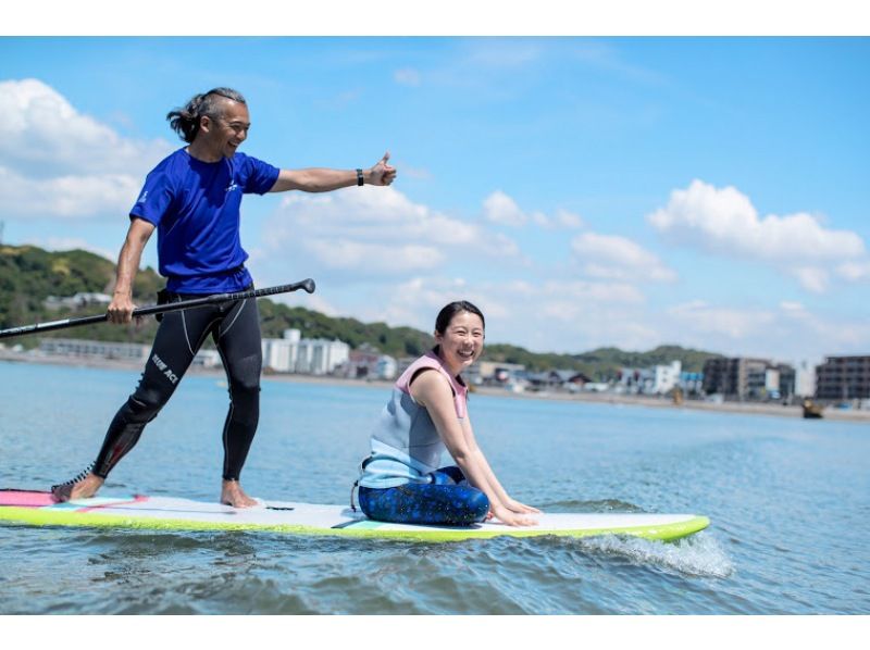 ★Beginners welcome [Shonan, Zushi, SUP] Fully equipped changing room amenities, bath towels provided. Half-day SUP experience at a members-only resort facility ★ Includes photos and drink serviceの紹介画像