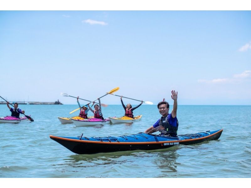 Beginners welcome! [Shonan, Zushi, 1-day kayaking] Let's go on a sea kayak adventure. Lunch, bath towel, complimentary drink included. Photo data gift included.の紹介画像