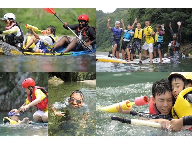 [Wakayama / Koza River] Canoeing & river play experience (half-day 3-hour course) Recommended for families with children!の紹介画像