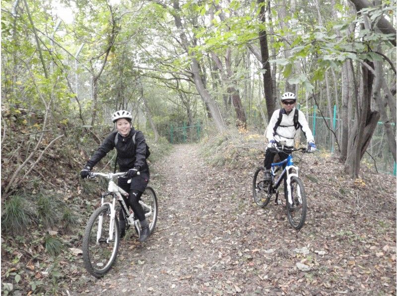 【榛名山麓／群馬 関東】マウンテンバイク自転車・MTBやまみち体験『榛名山麓林道ライド』アウトドア外遊び＆フィットネス　◎秋の紅葉〜冬ツアーの紹介画像