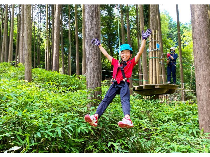 滋賀県で森遊び！キッズから体験できるキャノピーコース〈未就学