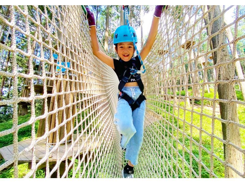 Forest play in Shiga Prefecture! A canopy course for kids (preschool to family) [Forest Adventure, Ritto]の紹介画像