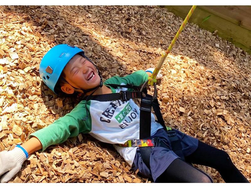 Forest play in Shiga Prefecture! A canopy course for kids (preschool to family) [Forest Adventure, Ritto]の紹介画像