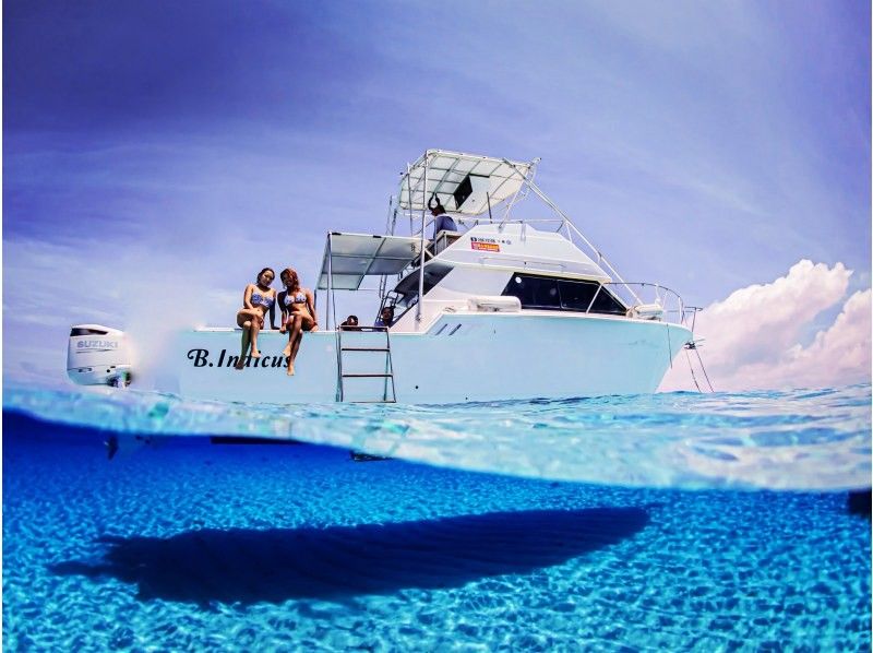 Spring sale underway [Miyakojima/Irabujima] Popular Yaebashi boat snorkel! ☆Includes drone and underwater photography.の紹介画像