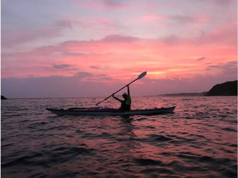 ★Beginners welcome [Shonan, Zushi, Sea Kayaking, Sunset] Fully equipped amenities, bath towels provided at the facility, sea kayaking sunset courseの紹介画像