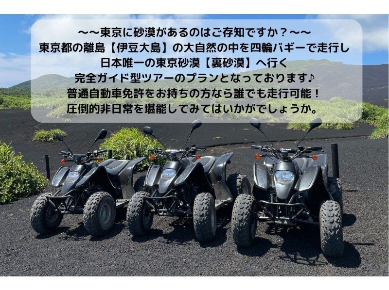 ★ Tokyo Desert ✕ Buggy Tour ★ Run through the great outdoors with a four-wheeled buggy! To the only back desert in Japan! A very satisfying course with a total length of 25 km or more ♪ (Regular license required, 120 minutes)の紹介画像