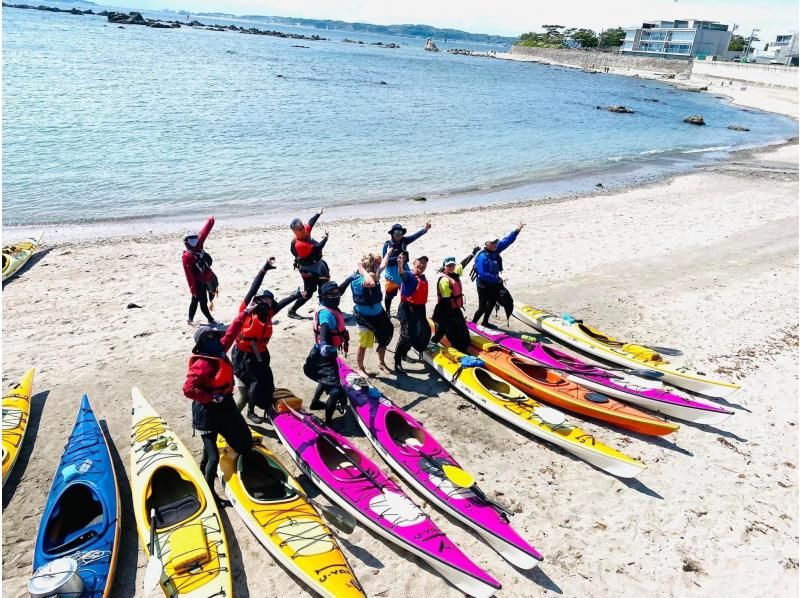 ★Beginners welcome [Shonan, Zushi, Beach Yoga & Kayaking Experience] Bath towels provided, changing rooms with plenty of amenities. Luxury beach yoga and kayaking experience planの紹介画像