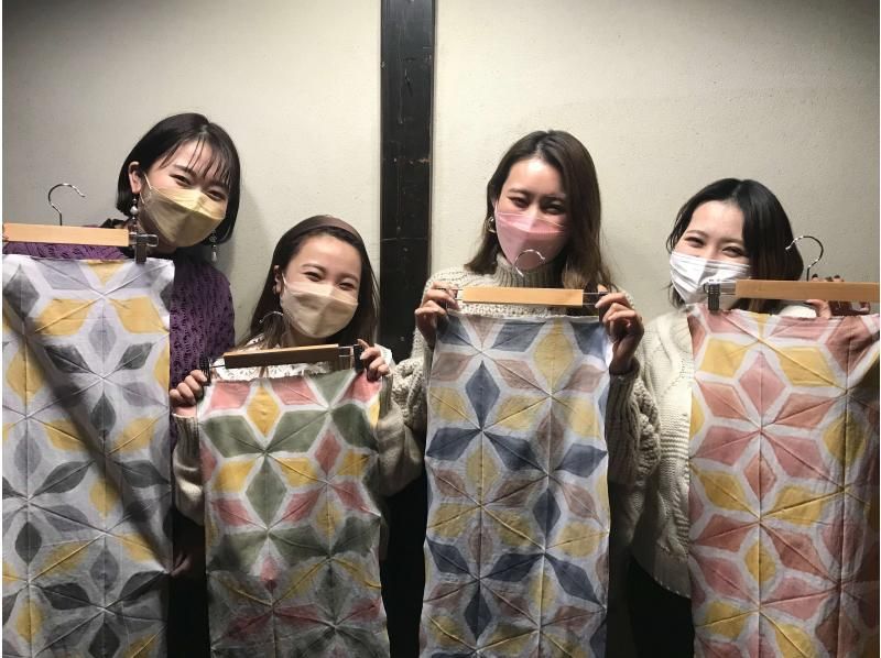 [Osaka/Ikeda City/Dyeing experience] [Drink included] Let's experience Red Gara board tightening! Comes with 1 tenuguiの紹介画像