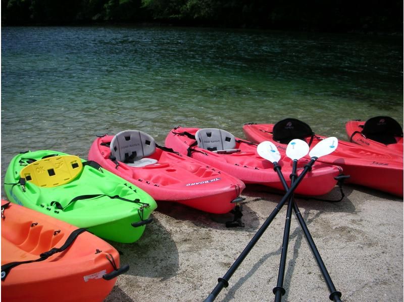 [คาโกชิมา-ยูกุชิมะ] แห่งมรดกโลกยูกุชิมะที่แม่น้ำพายเรือคายัก! หลักสูตรครึ่งวันの紹介画像