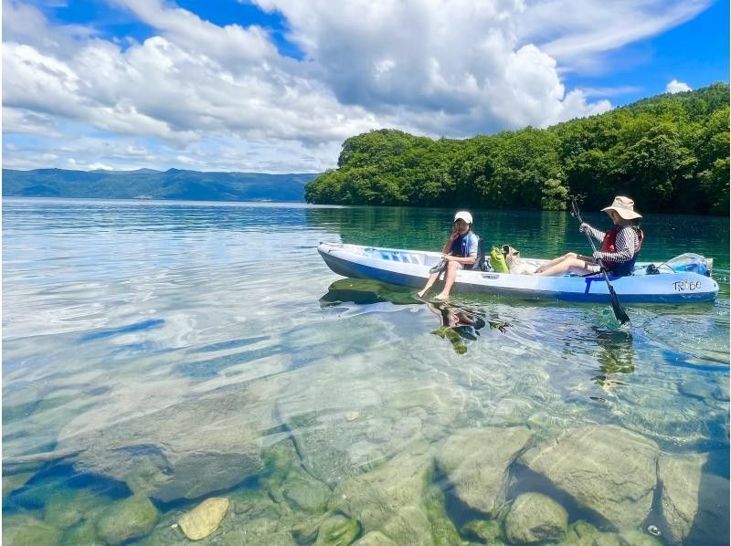 【洞爺湖カヤック】 ユネスコ認定世界ジオパーク開催　洞爺湖温泉から車で5分　大自然をカヤックと自然体験で満喫！の紹介画像