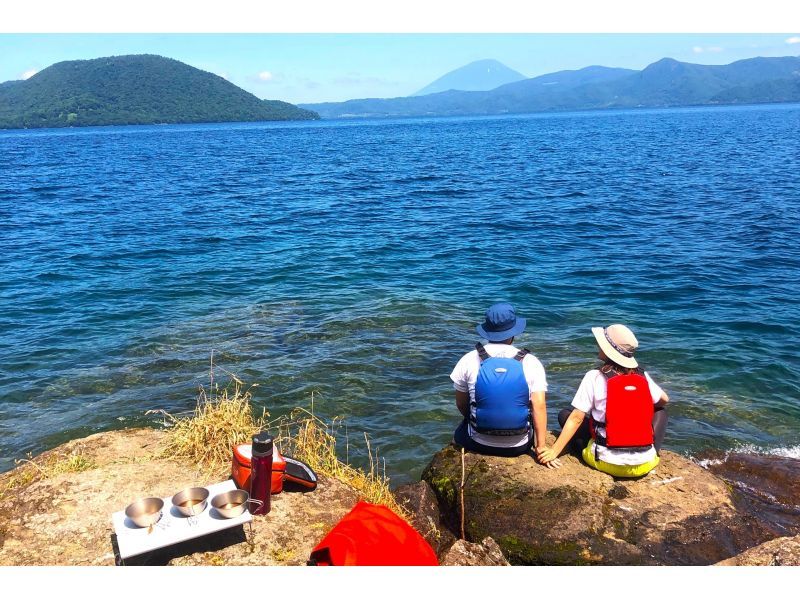【洞爺湖カヤック】 ユネスコ認定世界ジオパーク開催　洞爺湖温泉から車で5分　大自然をカヤックと自然体験で満喫！の紹介画像