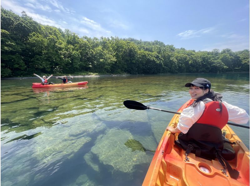 【洞爺湖カヤック】 ユネスコ認定世界ジオパーク開催　洞爺湖温泉から車で5分　大自然をカヤックと自然体験で満喫！の紹介画像