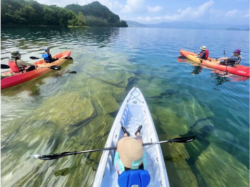 【洞爺湖カヤック】 ユネスコ認定世界ジオパーク開催　洞爺湖温泉から車で5分　大自然をカヤックと自然体験で満喫！の紹介画像