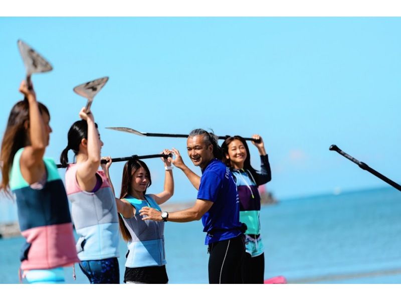 ★初心者大歓迎【湘南・逗子・SUP３回プラン】アメニティ充実、バスタオル完備の施設でスキルアップ！ウェアレンタル無料！の紹介画像