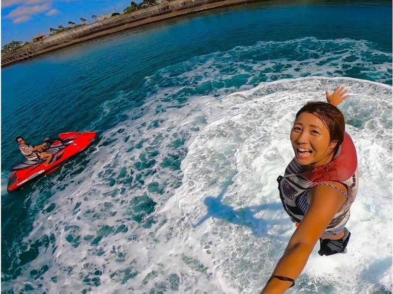 [冲绳/浦添/宜野湾] Flyboard，最新的牵引管等。您可以从您最喜欢的2种活动中选择！超值和流行的“C计划♪”の紹介画像