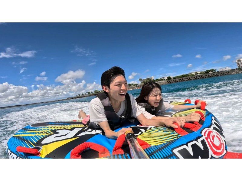 【沖縄・那覇・宜野湾】当日予約OK♪絶叫マリンスポーツ体験！バナナボートや最新の乗り物を当日現地で2個選べる『Aプラン♪』の紹介画像