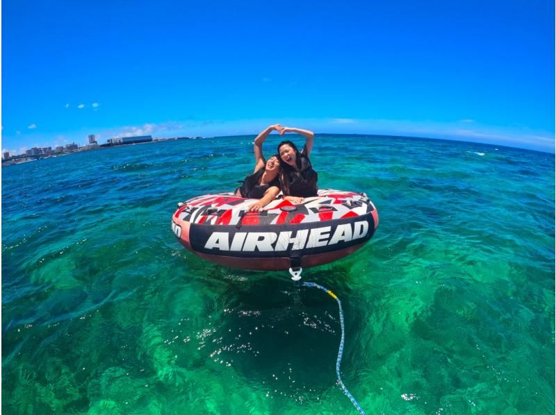 【沖縄・浦添・宜野湾】絶叫マリンスポーツ体験！バナナボートなど最新アクティビティから当日現地で2個選べる『Aプラン♪』の紹介画像