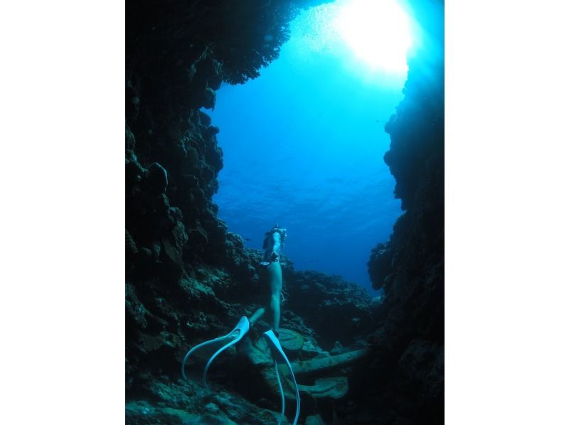 Google口コミ数第1位【那覇発・半日・慶良間諸島】かなづちでもできる！沖縄屈指の透明度！撮影付・レクチャー付き初心者スキンダイビングの紹介画像