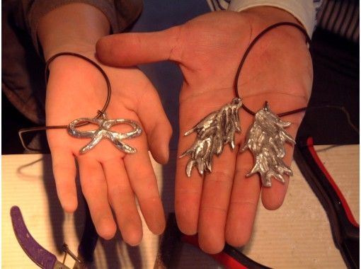 【熊本・阿蘇】錫のアクセサリーつくり 【熊本・阿蘇】錫のアクセサリーつくり