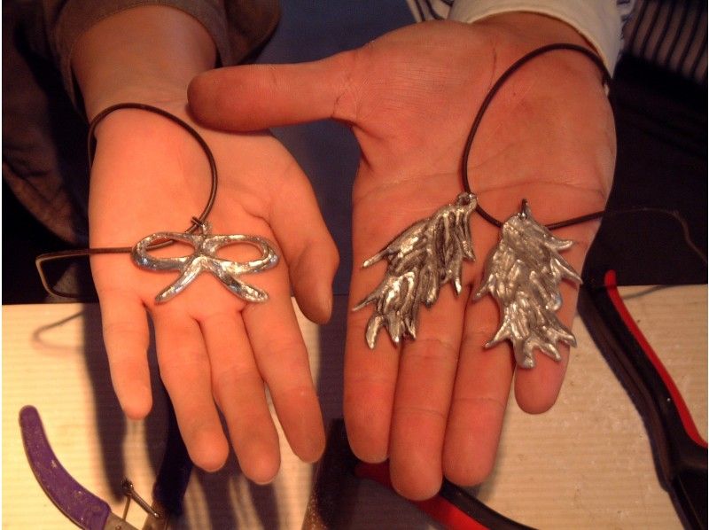 【熊本・阿蘇】錫のアクセサリーつくりの紹介画像