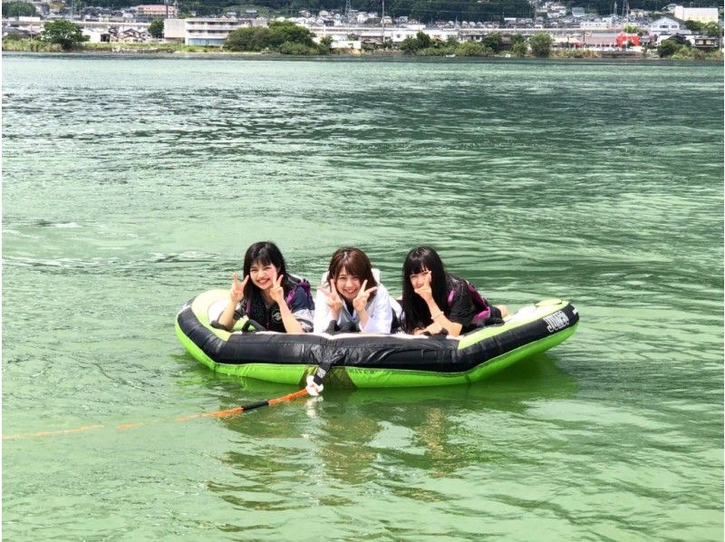 【滋賀・琵琶湖】☆スリル満点☆ぶっ飛びトーイングチューブ☆彡（バナナボートorチューブ）体験♪の紹介画像