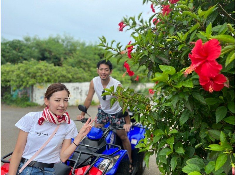 [โอกินาว่า/มิยาโกจิม่า] ข้ามสะพานคุริมะ โอฮาชิ เที่ยวรอบเกาะ ❤️ Buggy tour ♬ 90 นาที!! ️の紹介画像