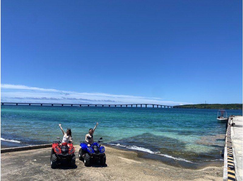 [โอกินาว่า/มิยาโกจิม่า] ข้ามสะพานคุริมะ โอฮาชิ เที่ยวรอบเกาะ ❤️ Buggy tour ♬ 90 นาที!! ️の紹介画像