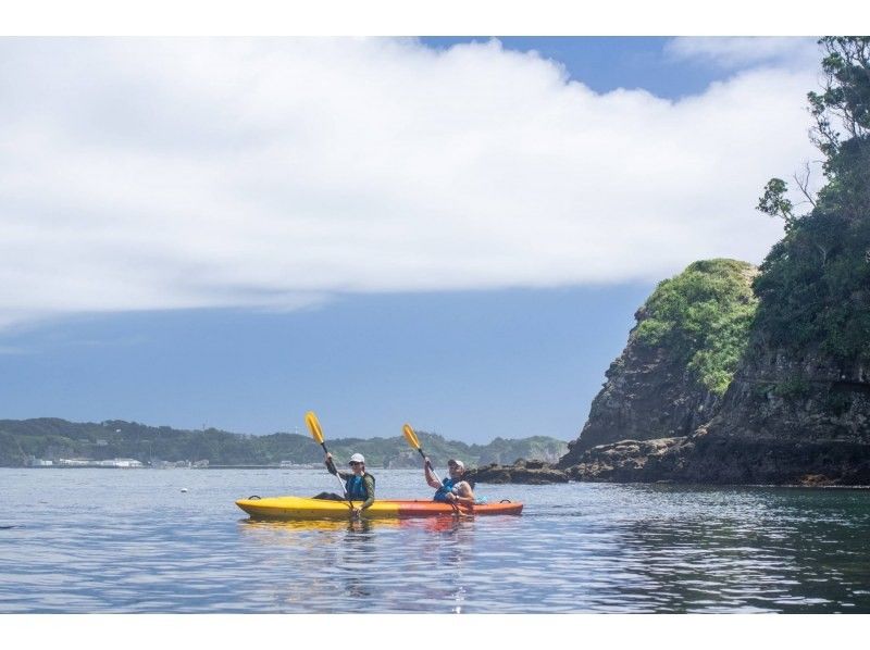 【千葉・勝浦】静かな海でシーカヤックを楽しもう！シーカヤック体験ツアー ♪の紹介画像