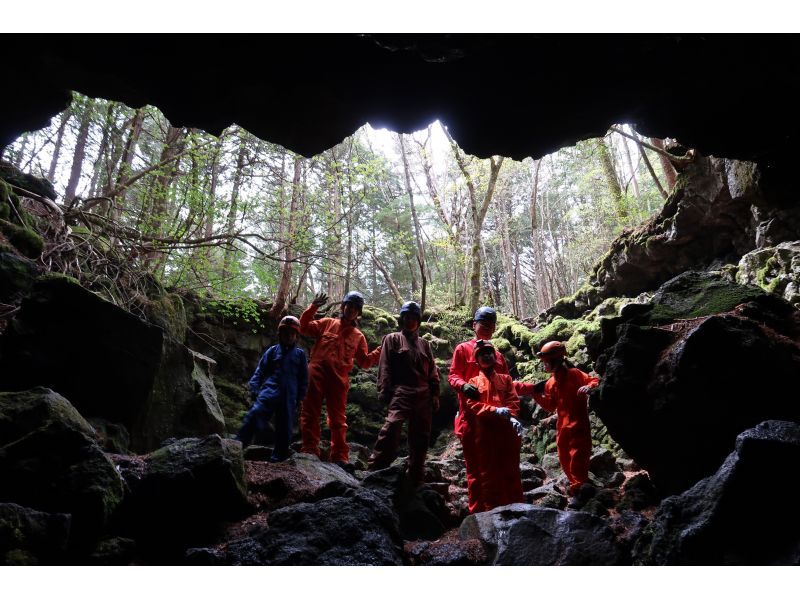 【山梨・富士山麓】テレビで放送されました。☆「氷の洞窟」探検+「生命の森　青木ヶ原樹海」散策　ファミリー・グループ・カップルに！ 