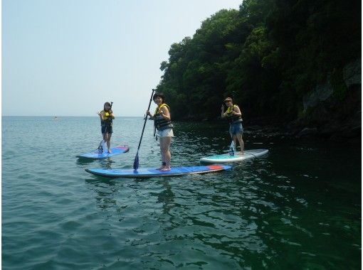 静岡県沼津 西伊豆三津浜 波静かな奥駿河湾でサップと海鮮バーベキュー アクティビティジャパン