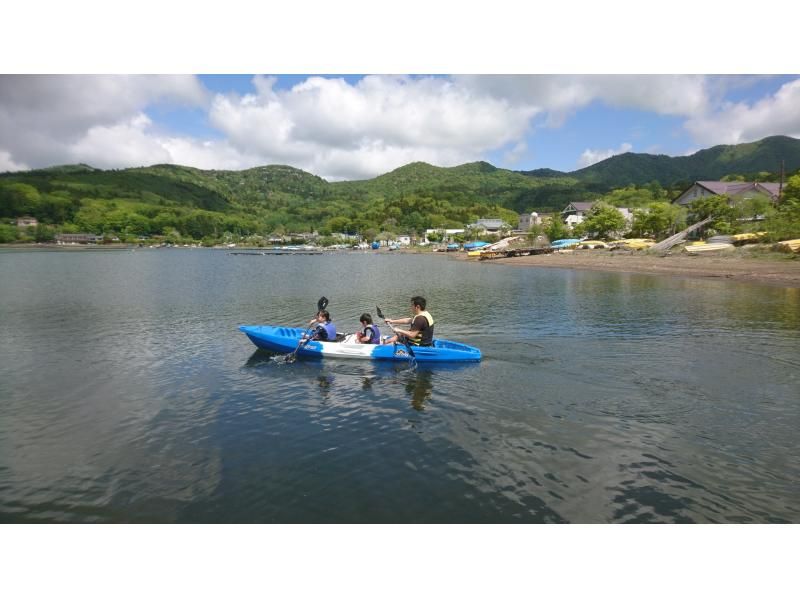 【山梨・山中湖】カヤックレンタル　山中湖クルージング　初心者講習付！の紹介画像