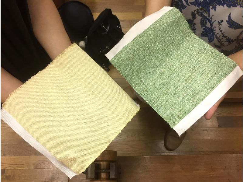 [Around Kamigamo Shrine, Kita-ku, Kyoto] Two types of weaving experience Plain weave & twill weave & workshop tour Experience the highest peak of Nishiki traditional weaving! * One person planの紹介画像