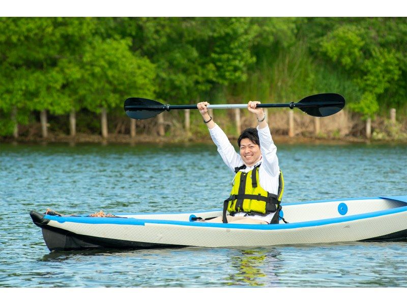 [Sorachi/Naganuma Town] OK for 1 person ~ Chitose River middle region inflatable kayak touring 2024の紹介画像