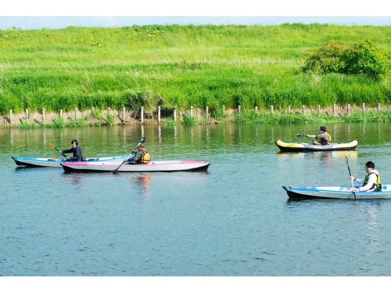 [Sorachi/Naganuma Town] OK for 1 person ~ Chitose River middle region inflatable kayak touring 2024の紹介画像