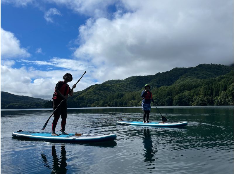 [Nagano / Lake Aoki SUP] 2 hours with plenty of SUP rental at the highly transparent Lake Aoki!