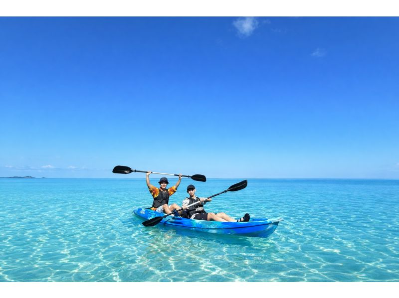 【石垣島】エメラルドグリーン広がる絶景の北部の海をSUP/カヤック体験✨遠浅のウミガメの産卵ポイントで開催‼️初心者向け✨写真動画無料！の紹介画像