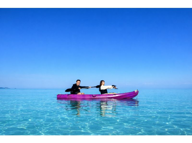 【石垣島】エメラルドグリーン広がる絶景の北部の海をSUP/カヤック体験✨遠浅のウミガメの産卵ポイントで開催‼️初心者向け✨写真動画無料！の紹介画像