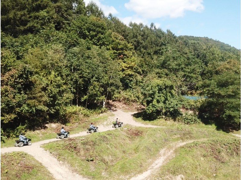 【札幌市で本格的山岳林間コース】ATV（四輪バギー）で自然を体感！（送迎可）の紹介画像