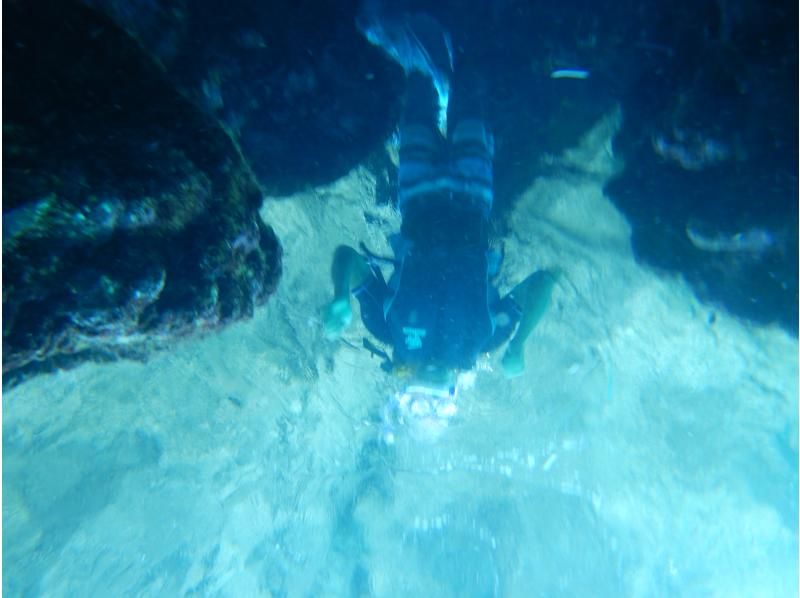 【伊良部島】青の洞窟シュノーケリングツアー・船上カツオ解体ショー・お刺身食べ放題付　の紹介画像