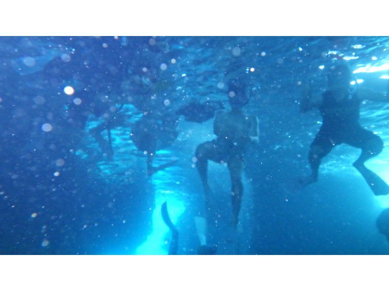 【Irabe Island】 Blue cave snorkel tour With a fresh bonito dismantling show and a bonito all-you-can-eat lunch!の紹介画像